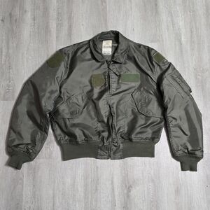 Vintage US Military Pilot Flyer's Flight Bomber Jacket Summer Type CWU-36/P XL